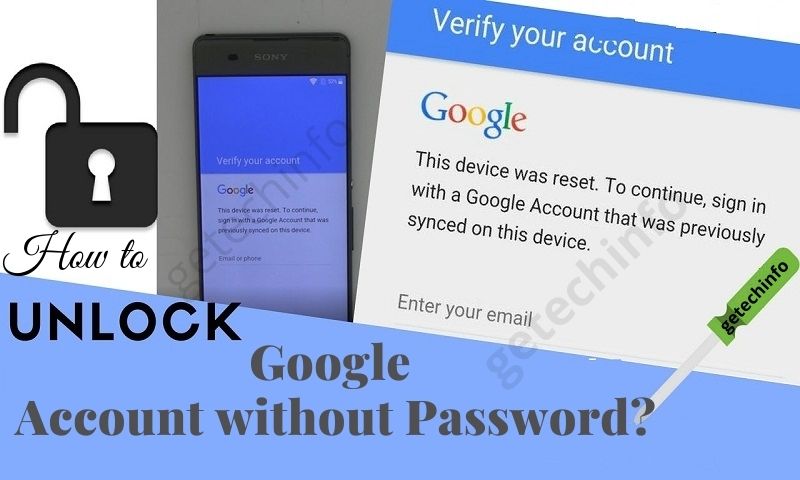 how to unlock google account without password-getechinfo